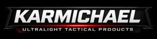 KARMICHAEL ultralight tactical products logo on dark background